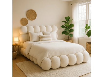 Prezentare Pat Ankara crem