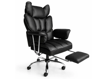 Scaun de birou rotativ negru Relax pro