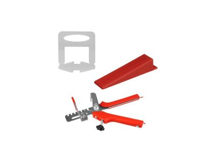 SET DE NIVELARE 651 BUC. 500X CLEMĂ + 150X PANĂ + CLEȘTE