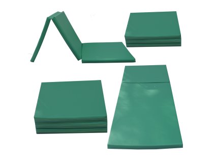43359 gymnasticka zinenka 195x85x15 cm tmavo zelena t25