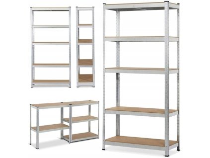 Regal magazynowy metalowy 180x100x50 5 polek 875kg EAN GTIN 5904224305697