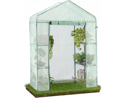 Jardiniera folie de gradina 140 x 73 x 200 cm verde