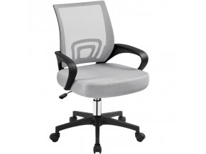 SCAUN BIROU ERGONOMIC GRI - ALB KO03