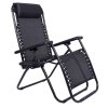 ȘEZLONG DE GRĂDINĂ ORION ZERO GRAVITY - NEGRU