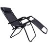 ȘEZLONG DE GRĂDINĂ ORION ZERO GRAVITY - NEGRU