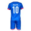 Echipament de fotbal pentru copii Mbappe France complet