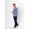 Pijama pentru bărbați Carl albastru