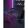 masă de gaming cu iluminare RGB negru 140 cm BG01
