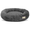 Pat pentru câini și pisici cerc SHAGGY vedere frontală