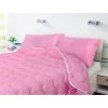 Plapumă antialergică pentru toate anotimpurile + 2 perne, roz (dimensiuni pătură: 220 x 200 cm)