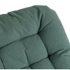 Fotoliu balansoar Aurora țesătură verde detalii material