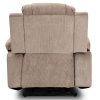 Fotoliu de masaj Manchester Fenix bej închis spate