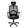 pol pl Fotel biurowy ergonomiczny MALATEC 13974 12