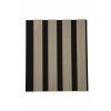 Panou lamelar de perete 255 x 46 cm negru