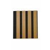 Panou lamelar de perete 255 x 46 cm negru