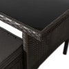 Mobilier din ratan negru Atlanta