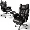 Scaun de birou rotativ negru Relax pro prezentare