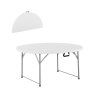 Masă pliantă catering albă