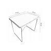 MASĂ DE CAMPING PLIABILĂ 50 x 70 x 60 CM - MODEL LEMN
