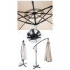 UMBRELĂ DE SOARE PENTRU GRĂDINĂ 350 CM BEJ