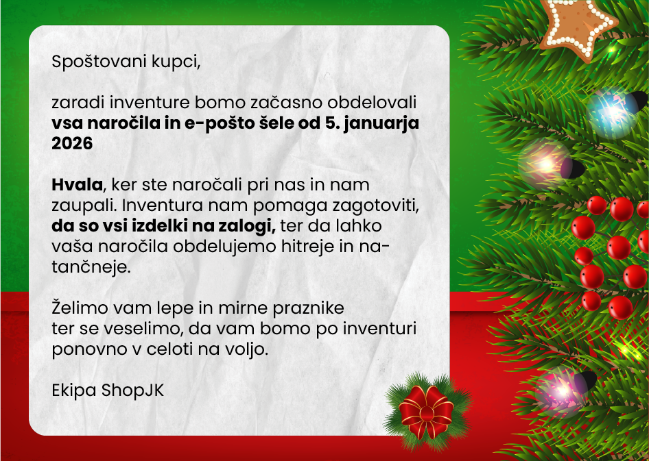 Božični prazniki inventura