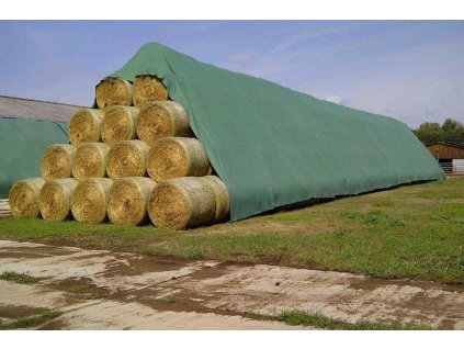 Pokrivna ponjava za bale sena 9,8 x 12,5 m 140 g/m2