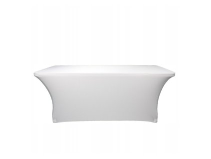 Prevleka za catering mizo 240 x 75 cm bela