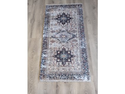 44034 plochy tkany koberec banco 75x150 kremovy p1132