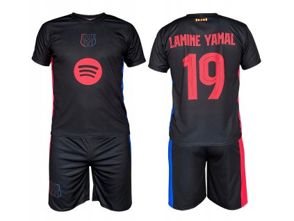 Otroški nogometni dres Lamine Yamal FC Barcelona zunanji