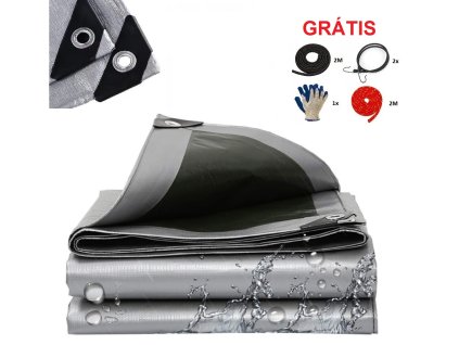 PONJAVA ZA POKRIVANJE ČRNO - SREBRNA 4X4 M 260G/M2