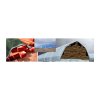 1191 2 krycia plachta zeleno strieborna 4x5 m 130g m2
