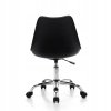 KRZESLO OBROTOWE Z PODUSZKA DO BIURKA SH01 CZARNE Glebokosc mebla 58 cm