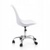 KRZESLO OBROTOWE Z PODUSZKA DO BIURKA SH01 BIALE Wysokosc mebla 94 cm