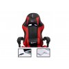 Igralni stol črno rdeči eko usnje FG02  + gratis masažna blazina