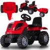 42954 sliapaci traktor privesnym vozikom xxl cerveny