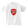detské tričko arsenal biele