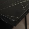 Jedilna miza Clark 120 cm črni marmor glamur detajl