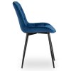 Jedilni stol modri velur Chris