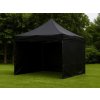 Škarjasti šotor aluminijasti HEX40L 3 x 3 m črn