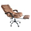 Pisarniški stol rjavi eko usnja Master  + brezplačna masažna funkcija