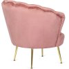 Fotelj rožnat velur Angel