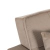 Raztegljivi fotelj bež menčester Solor