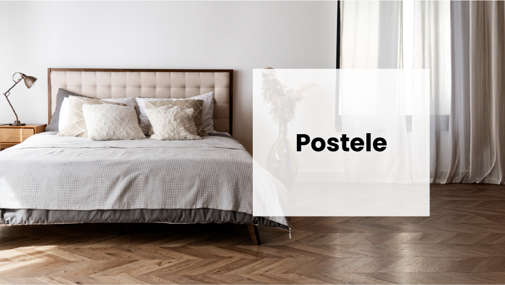 postele