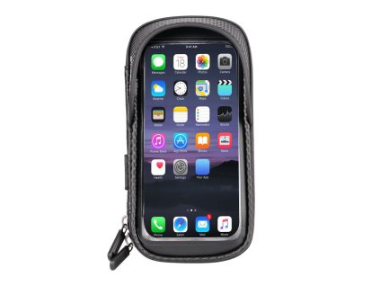 sakwa rowerowa pojedyncza uchwyt na telefon wheel up twarda czarna (3)