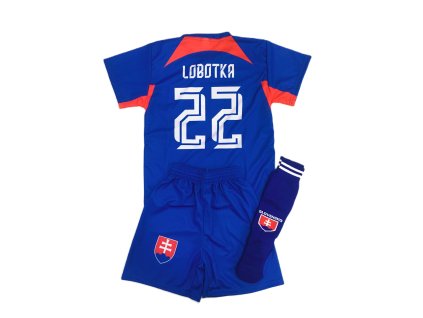 Dres Lobotka s podkolienkami slovenská reprezentácia pohľad zozadu