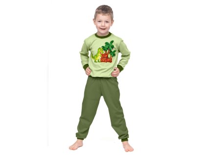 chlapčenské pyžamo dinosaurus