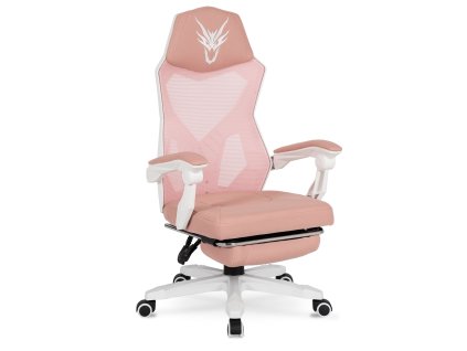 ukážka hernej stoličky Bing v ružovej farbe