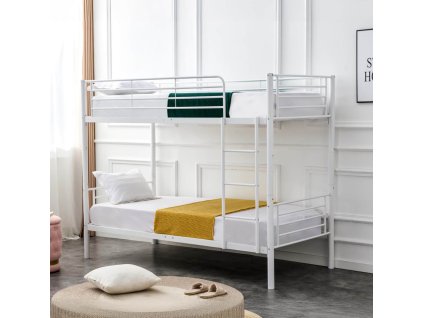 Poschodová posteľ biela Rodez