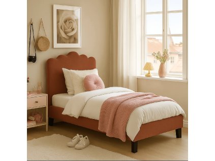 ukážka červenej postele crater