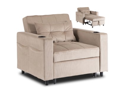 Ukážka kresla Solor v béžovej farbe